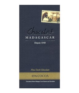 Chocolat Madagascar, 85% dark chocolate bar