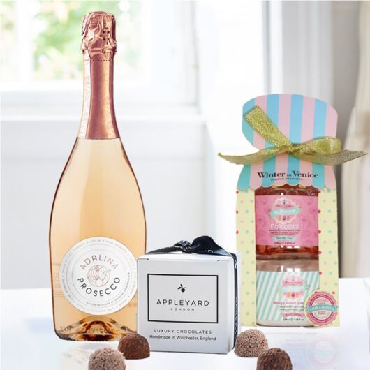 Rosé Prosecco, Shower Gel & Truffles