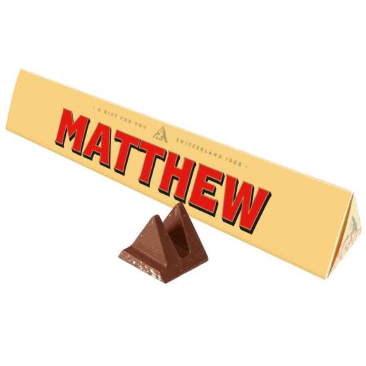 Toblerone Matthew Chocolate Bar with Sleeve