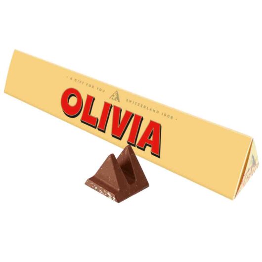 Toblerone Olivia Chocolate Bar with Sleeve