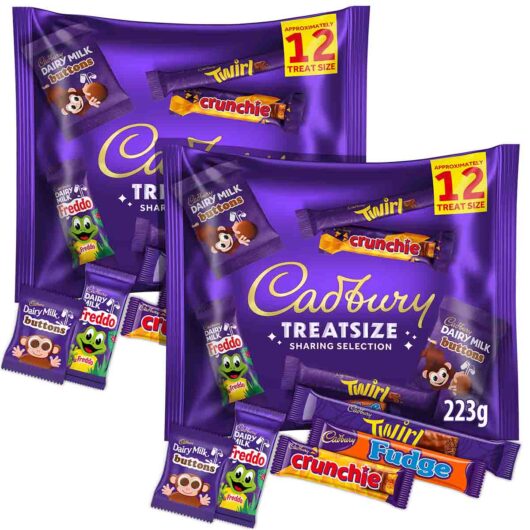 Cadbury Halloween Treatsize Bars Bag 223g (Bundle of 2)