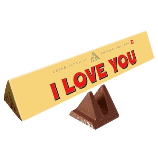 Toblerone I Love You Milk Chocolate Bar 340g