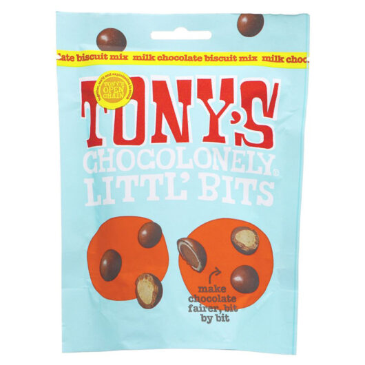 Tonys Chocolonely Littl Bits Milk Chocolate Biscuit Mix - 100g