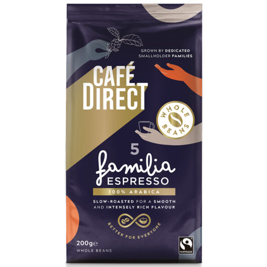Cafédirect Fairtrade Familia Espresso Coffee Beans - 200g