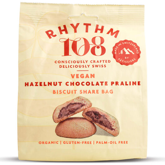 Rhythm 108 Biscuit Share Bag - Hazelnut Chocolate Praline - 135g