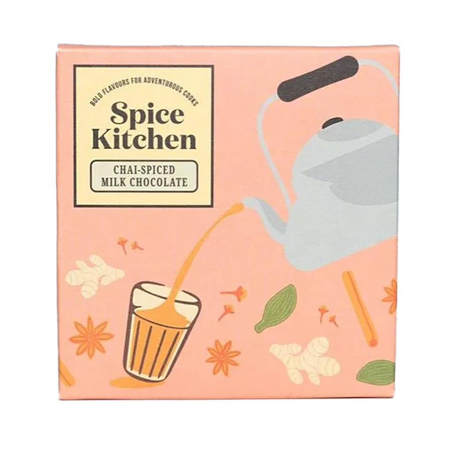 Spice Kitchen Chai-Spiced Milk Chocolate Bar - 80g