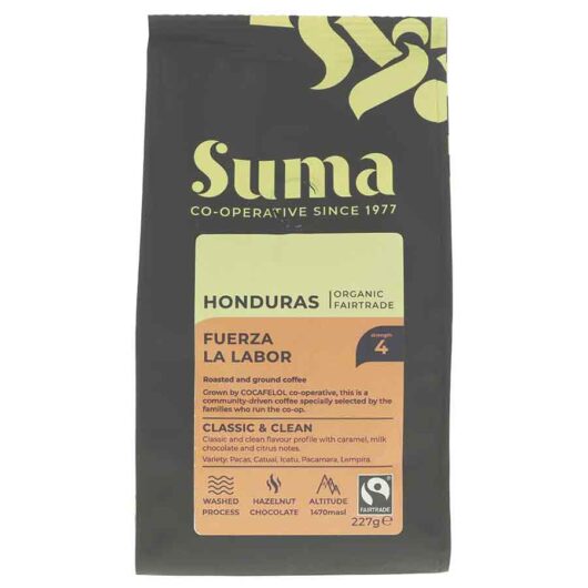 Suma Fair Trade Organic Honduran Ground Coffee - 227g