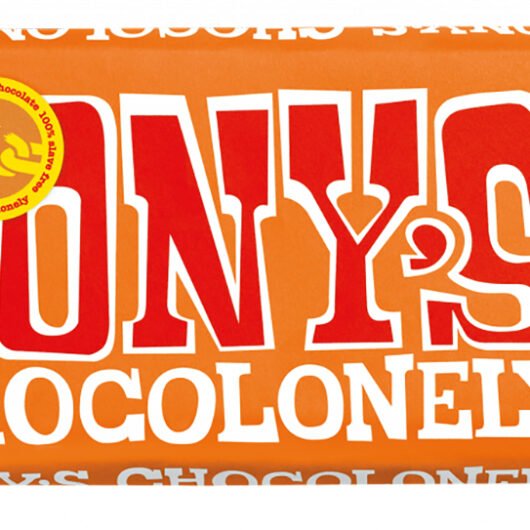 Tony's Chocolonely Milk Chocolate with Caramel and Sea Salt - 180g