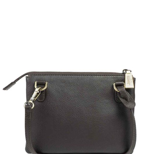 Jones Bootmaker Leather Shoulder Bag Chocolate
